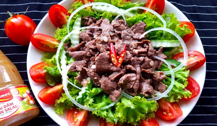 Salad thịt